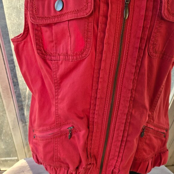Christopher & Banks Women's Salmon Pink Vest Size Large - Picture 4 of 9
